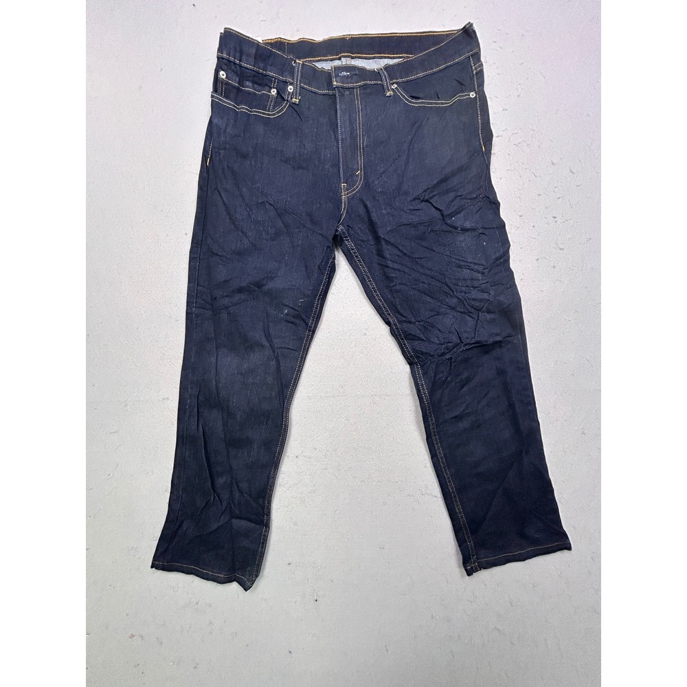 Levi's 511 Slim Fit Denim Dark Indigo Blue 36x30 Mens